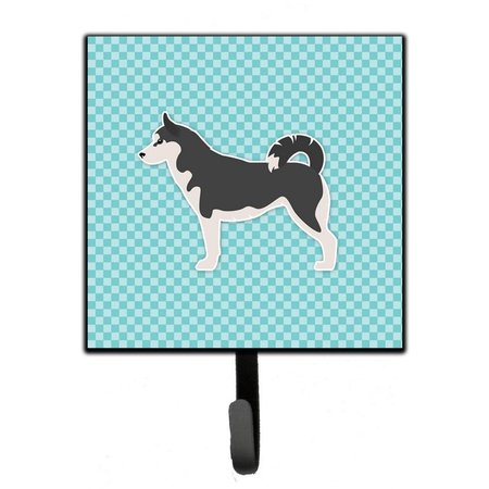 MICASA Siberian Husky Checkerboard Blue Leash or Key Holder MI221822